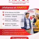 ACTOV presente en la Vitrina Turística de ANATO 2026