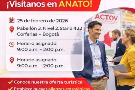 ACTOV presente en la Vitrina Turística de ANATO 2026